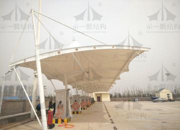 膜結構車棚造型是如何分類的？